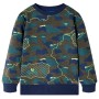 Dunkles Khaki-Mélange-Kinder-Sweatshirt 116 von vidaXL, Kinder-T-Shirts - Ref: Foro24-13241, Preis: 15,35 €, Rabatt: %