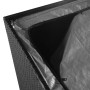 Black synthetic rattan garden storage box 150x100x100 cm by vidaXL, Outdoor storage boxes - Ref: Foro24-44245, Price: 290,01 ...