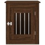 Hundekäfig aus Holzwerkstoff, braune Eiche, 55 x 75 x 65 cm von vidaXL, Hundehütten - Ref: Foro24-838322, Preis: 84,95 €, Rab...