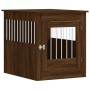 Hundekäfig aus Holzwerkstoff, braune Eiche, 64,5 x 80 x 71 cm von vidaXL, Hundehütten - Ref: Foro24-838336, Preis: 92,17 €, R...