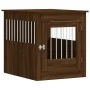 Jaula para perros madera ingeniería roble marrón 64,5x80x71 cm de vidaXL, Casetas para perros - Ref: Foro24-838336, Precio: 9...