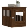 Hundekäfig aus Holzwerkstoff, braune Eiche, 64,5 x 80 x 71 cm von vidaXL, Hundehütten - Ref: Foro24-838336, Preis: 92,17 €, R...