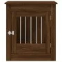 Jaula para perros madera ingeniería roble marrón 64,5x80x71 cm de vidaXL, Casetas para perros - Ref: Foro24-838336, Precio: 9...