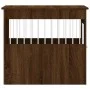 Jaula para perros madera ingeniería roble marrón 64,5x80x71 cm de vidaXL, Casetas para perros - Ref: Foro24-838336, Precio: 9...
