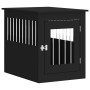 Jaula para perros madera de ingeniería negro 55x75x65 cm de vidaXL, Casetas para perros - Ref: Foro24-838317, Precio: 90,53 €...