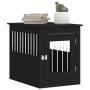 Jaula para perros madera de ingeniería negro 55x75x65 cm de vidaXL, Casetas para perros - Ref: Foro24-838317, Precio: 90,53 €...