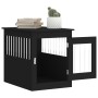 Jaula para perros madera de ingeniería negro 55x75x65 cm de vidaXL, Casetas para perros - Ref: Foro24-838317, Precio: 90,53 €...