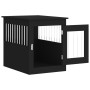 Jaula para perros madera de ingeniería negro 55x75x65 cm de vidaXL, Casetas para perros - Ref: Foro24-838317, Precio: 90,53 €...