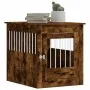 Hundekäfig aus Holzwerkstoff, geräucherte Eiche, 64,5 x 80 x 71 cm von vidaXL, Hundehütten - Ref: Foro24-838334, Preis: 97,93...