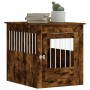 Hundekäfig aus Holzwerkstoff, geräucherte Eiche, 64,5 x 80 x 71 cm von vidaXL, Hundehütten - Ref: Foro24-838334, Preis: 92,99...