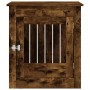 Hundekäfig aus Holzwerkstoff, geräucherte Eiche, 64,5 x 80 x 71 cm von vidaXL, Hundehütten - Ref: Foro24-838334, Preis: 92,99...