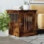 Hundekäfig aus geräuchertem Eichenholzwerkstoff, 55 x 75 x 65 cm von vidaXL, Hundehütten - Ref: Foro24-838320, Preis: 82,07 €...