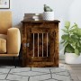 Hundekäfig aus geräuchertem Eichenholzwerkstoff, 55 x 75 x 65 cm von vidaXL, Hundehütten - Ref: Foro24-838320, Preis: 83,37 €...