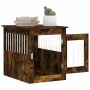 Hundekäfig aus geräuchertem Eichenholzwerkstoff, 55 x 75 x 65 cm von vidaXL, Hundehütten - Ref: Foro24-838320, Preis: 82,07 €...