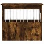 Hundekäfig aus geräuchertem Eichenholzwerkstoff, 55 x 75 x 65 cm von vidaXL, Hundehütten - Ref: Foro24-838320, Preis: 82,07 €...