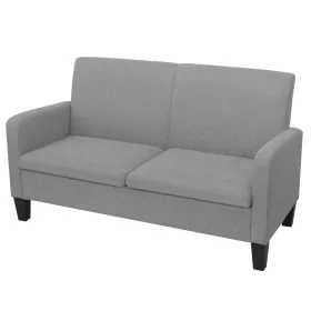 Two-seater sofa 135x65x76 cm light gray by vidaXL, Sofas - Ref: Foro24-244708, Price: 246,57 €, Discount: %