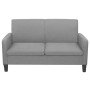 2-Sitzer-Sofa 135x65x76 cm hellgrau von vidaXL, Sofas - Ref: Foro24-244708, Preis: 251,50 €, Rabatt: %