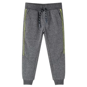 Gray mélange children's sweatpants 140 by vidaXL, kids pants - Ref: Foro24-13283, Price: 14,19 €, Discount: %