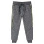 Gray mélange children's sweatpants 140 by vidaXL, kids pants - Ref: Foro24-13283, Price: 14,39 €, Discount: %