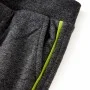Gray mélange children's sweatpants 140 by vidaXL, kids pants - Ref: Foro24-13283, Price: 14,19 €, Discount: %