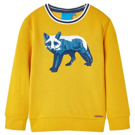 Ockerfarbenes Kinder-Sweatshirt 140 von vidaXL, Kinder-T-Shirts - Ref: Foro24-13338, Preis: 11,29 €, Rabatt: %