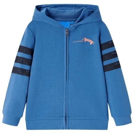 Blaues Kinder-Kapuzensweatshirt 92 von vidaXL, Kinder-T-Shirts - Ref: Foro24-13399, Preis: 12,77 €, Rabatt: %