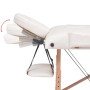 Massageliege und Klapphocker 2 Zonen 10 cm weiß von vidaXL, Massageliegen - Ref: Foro24-110154, Preis: 325,03 €, Rabatt: %