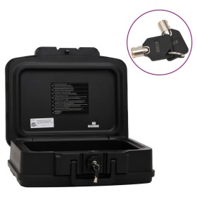 Caja fuerte negra 44x37x16,5 cm de vidaXL, Cajas fuertes - Ref: Foro24-154961, Precio: 99,44 €, Descuento: %