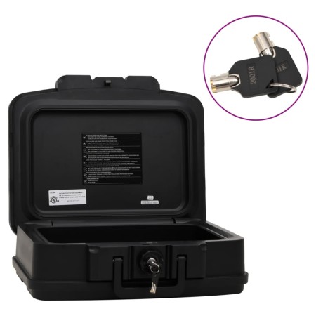 Caja fuerte negra 44x37x16,5 cm de vidaXL, Cajas fuertes - Ref: Foro24-154961, Precio: 99,38 €, Descuento: %