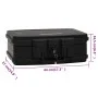 Black safe 44x37x16.5 cm by vidaXL, Safes - Ref: Foro24-154961, Price: 99,44 €, Discount: %
