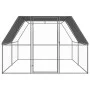 Hühnerkäfig für den Außenbereich aus verzinktem Stahl 3x4x2 m von vidaXL, Käfige und Lebensräume für Kleintiere - Ref: Foro24...