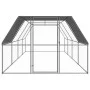 Außengehege aus verzinktem Stahl 3x8x2 m von vidaXL, Käfige und Lebensräume für Kleintiere - Ref: Foro24-3089326, Preis: 430,...