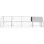 Jaula gallinero de exterior de acero galvanizado 3x8x2 m by vidaXL, Cages and habitats for small animals - Ref: Foro24-308932...