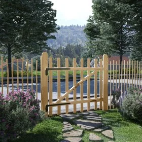 Gate for fence 100x90 cm hazel wood by vidaXL, garden gates - Ref: Foro24-142590, Price: 95,32 €, Discount: %