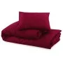 Light burgundy microfiber duvet cover set 200x200 cm by vidaXL, Duvet covers - Ref: Foro24-136034, Price: 22,40 €, Discount: %