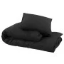 Schwarzes, leichtes Mikrofaser-Bettbezug-Set, 200 x 200 cm von vidaXL, Bettbezüge - Ref: Foro24-135979, Preis: 19,14 €, Rabat...