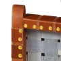 Klappstuhl mit gekreuzten Streifen Echtleder braun von vidaXL, Klapphocker und Stühle - Ref: Foro24-246365, Preis: 180,99 €, ...