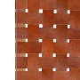 Folding chair with brown genuine leather cross stripes by vidaXL, Folding stools and chairs - Ref: Foro24-246365, Price: 180,...