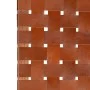 Folding chair with brown genuine leather cross stripes by vidaXL, Folding stools and chairs - Ref: Foro24-246365, Price: 178,...