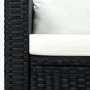 3-teiliges Gartenmöbel-Set und schwarze synthetische Rattankissen von vidaXL, Gartensets - Ref: Foro24-43913, Preis: 334,73 €...