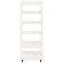 Firewood cart with solid white pine wood wheels 40x49x110 cm by vidaXL, Firewood bags and holders - Ref: Foro24-832328, Price...