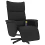 Reclining massage armchair with footrest in black synthetic leather by vidaXL, Armchairs - Ref: Foro24-356597, Price: 225,39 ...