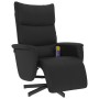 Sillón reclinable masaje con reposapiés cuero sintético negro de vidaXL, Sillones - Ref: Foro24-356597, Precio: 229,09 €, Des...