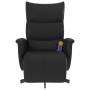 Sillón reclinable masaje con reposapiés cuero sintético negro de vidaXL, Sillones - Ref: Foro24-356597, Precio: 229,09 €, Des...