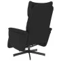 Reclining massage armchair with footrest in black synthetic leather by vidaXL, Armchairs - Ref: Foro24-356597, Price: 225,39 ...