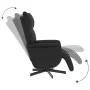 Reclining massage armchair with footrest in black synthetic leather by vidaXL, Armchairs - Ref: Foro24-356597, Price: 225,39 ...