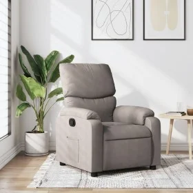 Sillón reclinable de tela gris taupe de vidaXL, Sillones - Ref: Foro24-373418, Precio: 181,73 €, Descuento: %