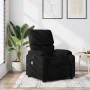 Sillón reclinable de masaje de tela negro de vidaXL, Sillones - Ref: Foro24-373424, Precio: 182,84 €, Descuento: %