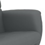 Sillón reclinable con reposapiés cuero sintético gris de vidaXL, Sillones - Ref: Foro24-356709, Precio: 140,18 €, Descuento: %
