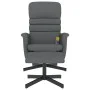 Reclining massage armchair with footrest in gray synthetic leather by vidaXL, Armchairs - Ref: Foro24-356716, Price: 128,31 €...